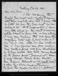 Letter from John Muir to [Jeanne C. ] Carr, 1887 Oct 22. by John Muir