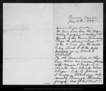 Letter from John Muir to Louie [Strentzel Muir and Family], 1888 Jul 14. by John Muir