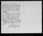 Letter from John Bagnall to John Muir, 1882 Nov 6. by John Bagnall