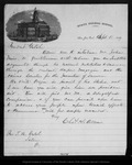Letter from Cha[rle]s H. Allen to T. M. Gatch, 1877 Sep 5. by Cha[rle]s H. Allen