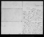 Letter from J[ohn] Strentzel to [John Muir], 1885 Sep 1. by J[ohn] Strentzel