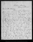 Letter from J[ohn] M. Vanderbilt to John Muir, 1881 May 5. by J[ohn] M. Vanderbilt