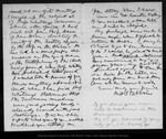 Letter from N. D. Stebbins to John Muir, 1885 Mar 16. by N D. Stebbins