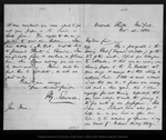 Letter from H[enr]y Edwards to [John Muir], 1880 Nov 4. by H[enr]y Edwards