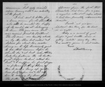 Letter from S. Hall Young to John Muir, 1881 Jan 26. by S Hall Young
