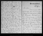 Letter from E[zra] S. Carr and Jeanne Carr to Louie Strentzel, 1873 Oct 29. by E[zra] S. Carr and Jeanne Carr