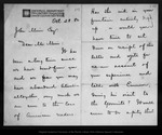 Letter from Ed. C[entury] M[agazine] [Robert Underwood Johnson] to John Muir, 1884 Oct 28. by Ed. C[entury] M[agazine] [Robert Underwood Johnson]