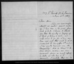 Letter from C. C. Parry to John Muir, 1887 Jun 4. by C C. Parry
