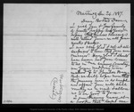 Letter from John Muir to Dav[id Gilrye Muir], 1887 Dec 26. by John Muir