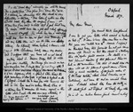 Letter from James Cross to John Muir, 1872 Mar . by James Cross