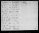 Letter from Anne W. Cheney to John Muir, 1876 Apr 30. by Anne W. Cheney