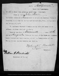 Letter from Washington Bartlett [California] Governor to John Muir, 1887 Aug 12. by Washington Bartlett [California] Governor