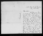 Letter from C. C. Parry to John Muir, 1888 Aug 26. by C C. Parry