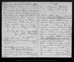 Letter from John Muir to [Jeanne C.] Carr, 1874 Nov 1. by John Muir