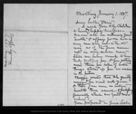 Letter from John Muir to David [Gilrye Muir], 1887 Jan 1. by John Muir