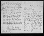 Letter from David Landsbonah to John Muir, 1887 Nov 18. by David Landsbonah
