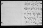 Letter from Emily O. Pelton to [John Muir], [1880 ?]. by Emily O. Pelton