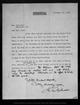 Letter from R[obert] U[nderwood] Johnson to John Muir, 1890 Nov 6. by R[obert] U[nderwood] Johnson