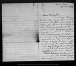 Letter from Maggie [Margaret Muir Reid] to John Muir, 1889 Apr 8. by Maggie [Margaret Muir Reid]