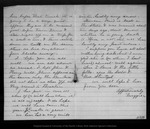Letter from Maggie [Margaret Muir Reid] to John Muir, 1889 Apr 8. by Maggie [Margaret Muir Reid]