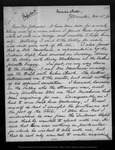 Letter from Geo[rge] G. Mackenzie to [Robert Underwood] Johnson , 1890 Nov 15, 18 . by Geo[rge] G. Mackenzie