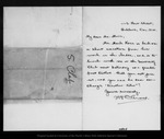 Letter from W[illia]m D. Armes to John Muir, [ca. 1892] Dec 31. by W[illia]m D. Armes