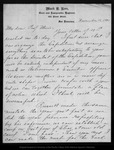 Letter from Mark B. Kerr to John Muir, 1891 Nov 16. by Mark B. Kerr