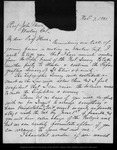 Letter from Mark B. Kerr to John Muir, 1891 Nov 7. by Mark B. Kerr
