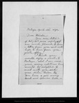 Letter from [Ann Gilrye] Muir to Wanda [Muir], 1892 Apr 22. by [Ann Gilrye] Muir