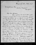 Letter from Geo[rge] G. Mackenzie to R[obert] U[nderwood] Johnson, 1893 Mar 13. by Geo[rge] G. Mackenzie