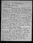 Letter from James D[avie] Butler to John Muir, 1893 Nov 6. by James D[avie] Butler