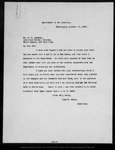Letter from John W. Noble to R[obert] U[nderwood] Johnson, 1892 Oct 17. by John W. Noble