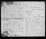 Letter from Louis deF. Bartlett to John Muir, 1892 Aug 19. by Louis deF Bartlett