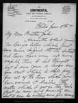 Letter from Walter Brown to John Muir, 1891 Jun 5. by Walter Brown