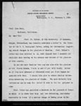 Letter from Israel C. Russell to John Muir, 1892 Feb 5. by Israel C. Russell
