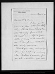 Letter from Harry Fielding Reid to John Muir, 1892 May 25. by Harry Fielding Reid