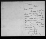 Letter from L[iberty] H[yde] Bailey to John Muir, 1901 Sep 10. by L[iberty] H[yde] Bailey