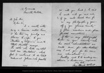 Letter from A[nna] B[lanche] McGill to John Muir, [ca. 1901]. by A[nna] B[lanche] McGill