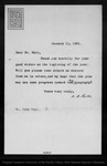 Letter from W[illiam] B[elmost] Parker to John Muir, 1901 Jan 11. by W[illiam] B[elmost] Parker