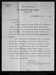 Letter from L. A. Maynard to John Muir, 1901 Nov 25. by L A. Maynard