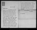 Letter from W[illiam] B[elmost] Parker to John Muir, 1901 Apr 18. by W[illiam] B[elmost] Parker