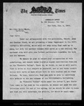 Letter from The Editors [of the Times] to John Muir, 1900 Jan 8 . by The Editors [of the Times]