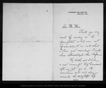 Letter from Karl Howard to John Muir, [ca. 1901?]. by Karl Howard