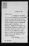Letter from W[illiam] B[elmont] Parker to John Muir, 1901 Oct 9. by W[illiam] B[elmont] Parker
