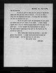 Letter from John Muir to [C. Hart] Merriam, 1900 Jul 8. by John Muir