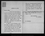 Letter from W[illiam] B[elmost] Parker to John Muir, 1901 Sep 26. by W[illiam] B[elmost] Parker
