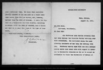 Letter from J[oseph] E[dward] Stubbs to John Muir, 1901 Aug 16. by J[oseph] E[dward] Stubbs