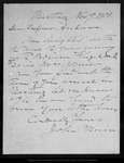 Letter from John Muir to [Melville Best ] Anderson, 1901 Nov 9. by John Muir