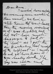 Letter from [Annie] Wanda [Muir] to [Louie S. Muir], [ca.1902]. by [Annie] Wanda [Muir]