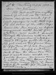 Letter from John Muir to [Robert Underwood] Johnson, 1902 Sep 12. by John Muir